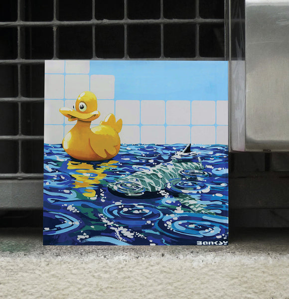 Banksy Rubber Duck, Graffiti