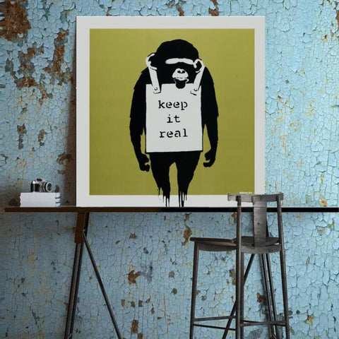 Banksy Keep It Real, Graffiti