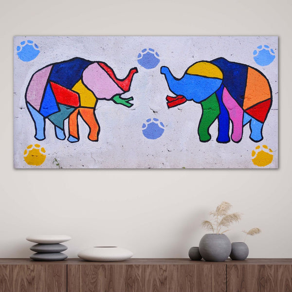 Colorful Elephants, Street Art