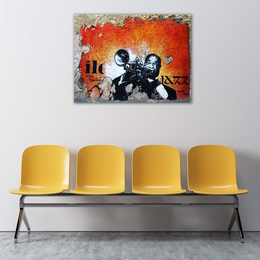 Louis Armstrong Jazz Musician, Graffiti