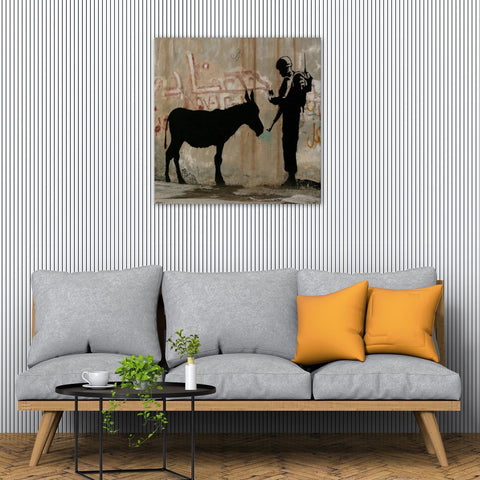 Banksy, Donkey Documents, Street Art