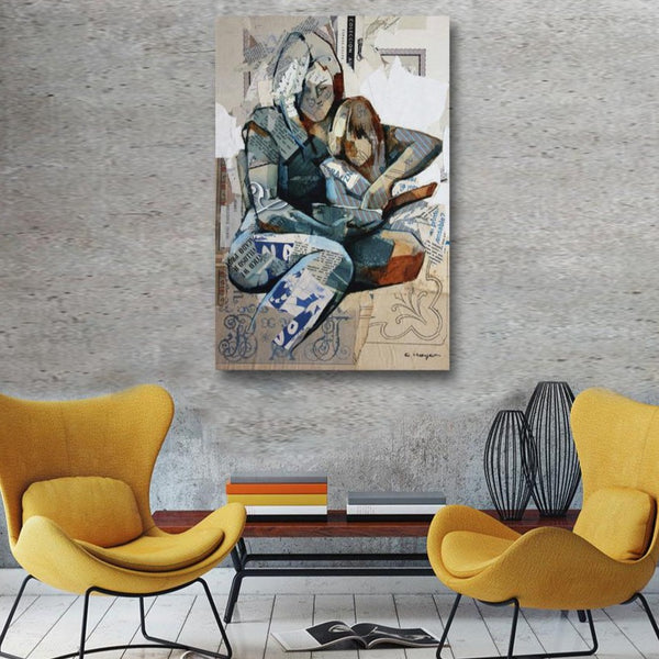 Reading (Lectura 2), Collage
