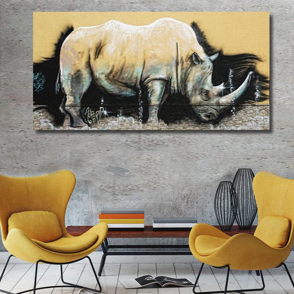 Rhinoceros Unicorn, Street Art