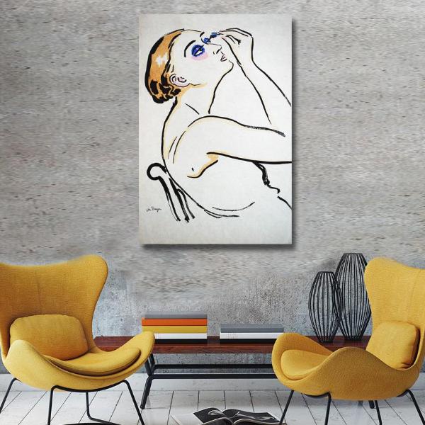 Woman Making Her Eyes, Reproduction