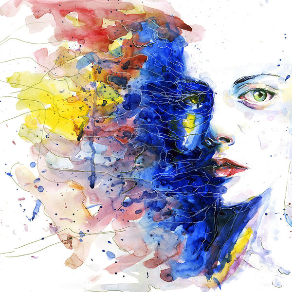 Watercolor Woman's Portrait