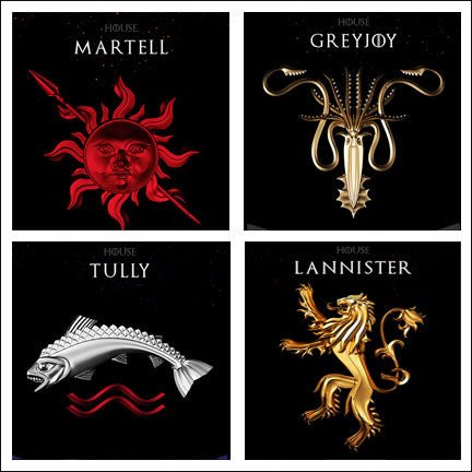 GAME OF THRONES – GREAT HOUSES GoT