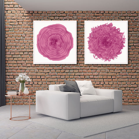 Pink Flowers, Set