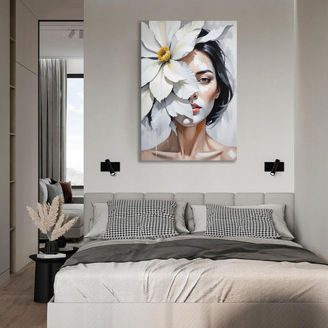 White Flower, Portrait