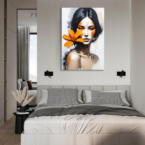 Orange Beauty, Portrait
