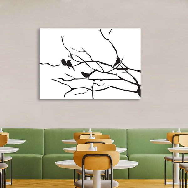 Birds On the Branch, Digital Art