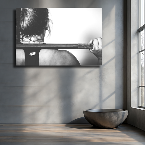 Woman in Gym, Extra-large Photography