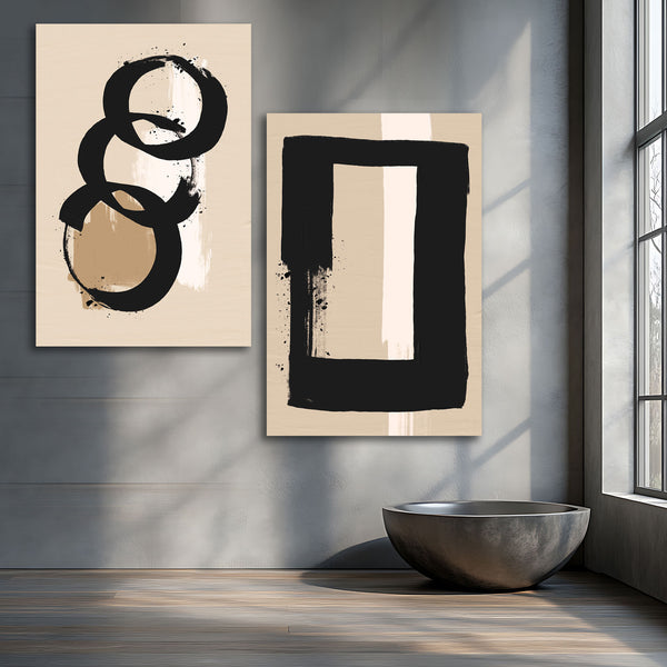 Abstract Loop in Beige