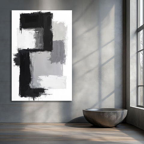 Black & White – Abstract Art