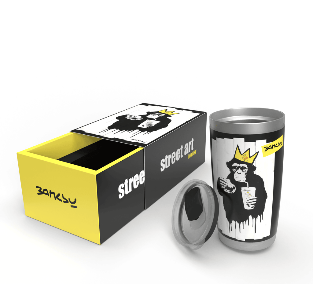 YETI Tumbler in a Gift Box - Bauhaus Style, Personalized