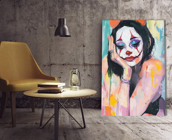 Painting Female Clown