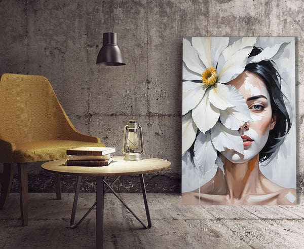 White Flower, Portrait