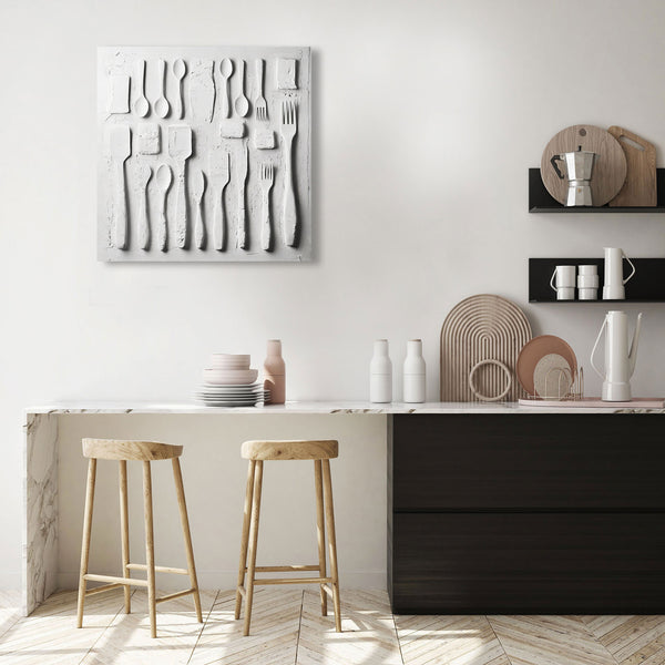 White Plaster Culinary Still