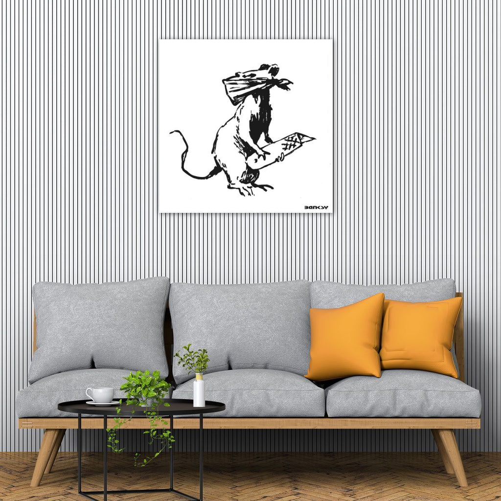 Banksy New Rat in Paris, Graffiti