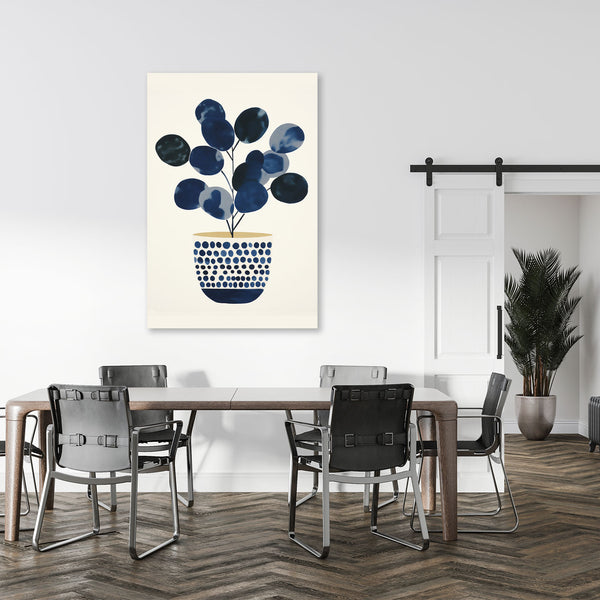 Blue Flower, Mid-century Art