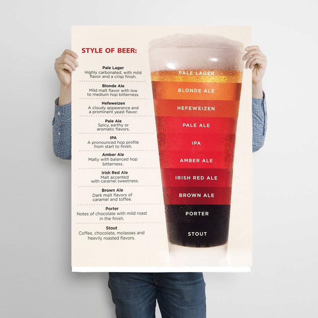 Styles of Beer, Infographic Poster