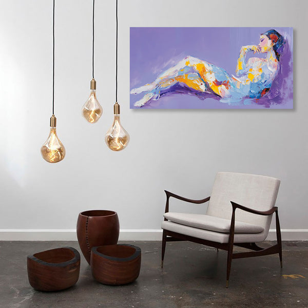 Reclining Woman, Portrait