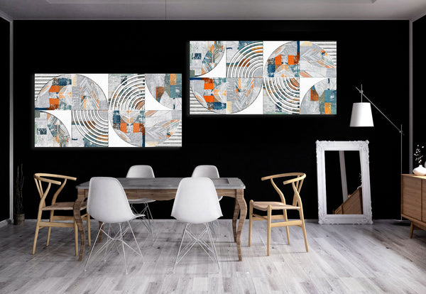 Abstract Tiles ART SET of 2