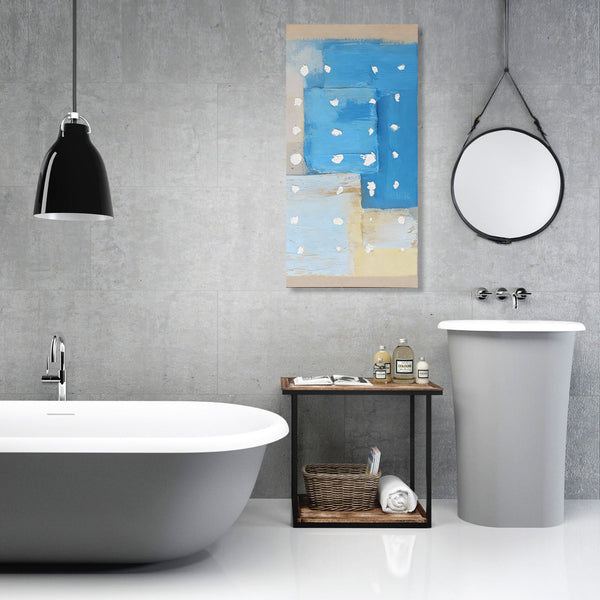 Behind Blue, Abstract Painting