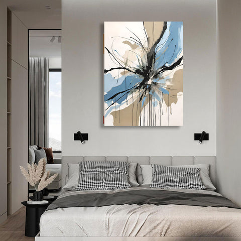 Abstract Blue Vortex