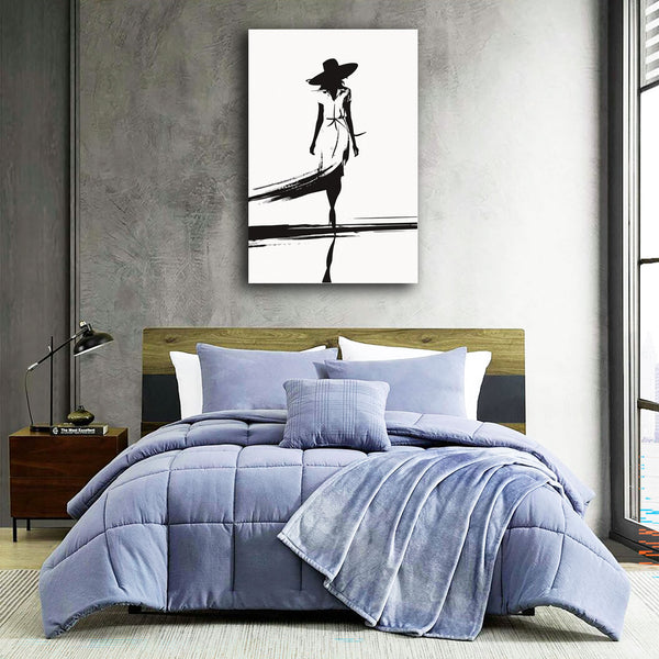 Woman, Black/White Sketch