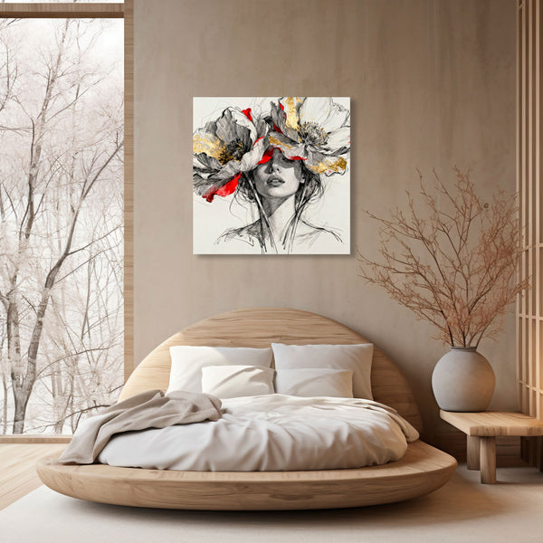 Watercolor Woman Portrait