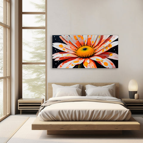 Multicolor Flower in Kusama Style