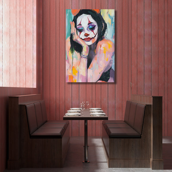 Painting Female Clown