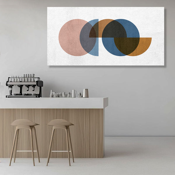 Senseless Vertical, Abstract Shapes Composition