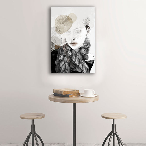 Woman with Secret, Painting
