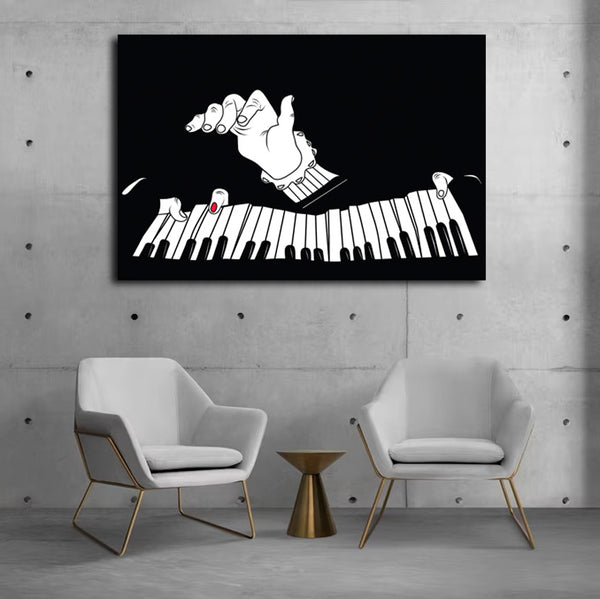 Piano Player, Digital Art