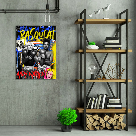 Warhol & Jean-Michel Basquiat, Pop Art Poster