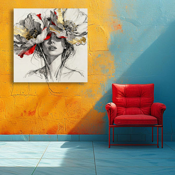 Watercolor Woman Portrait