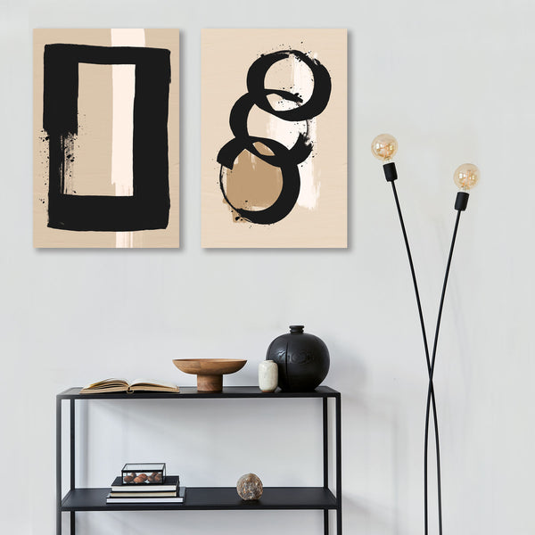 Abstract Loop in Beige