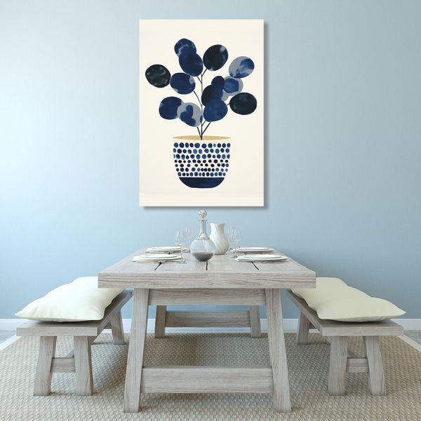 Blue Flower, Mid-century Art