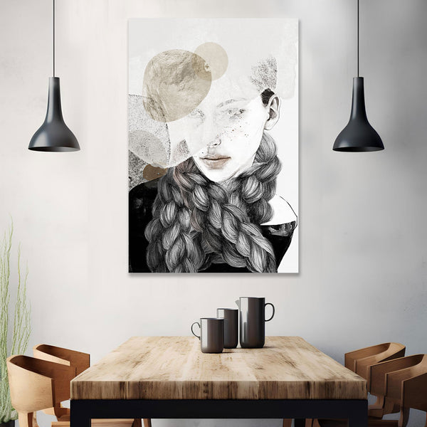 Woman with Secret, Painting
