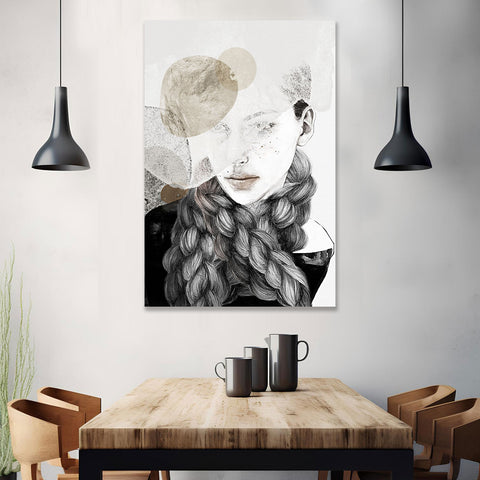 Woman with Secret, Painting