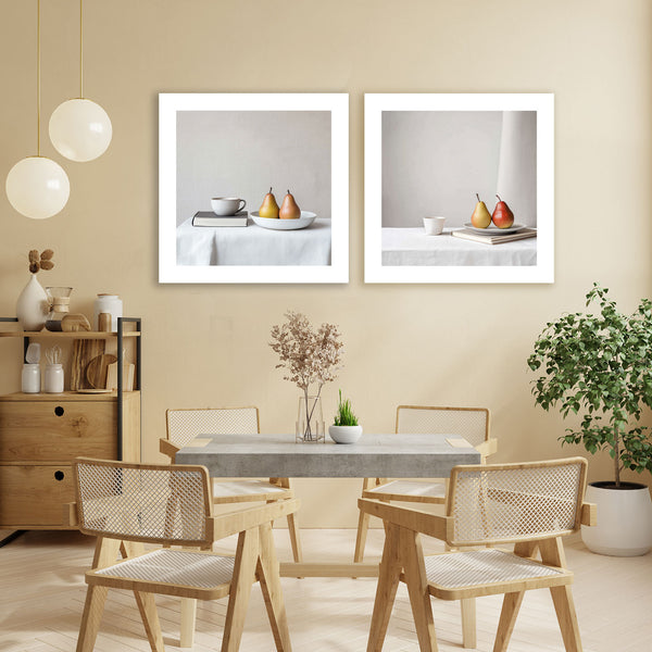 Still Life with Pears, ART SET of 1-2-3-4