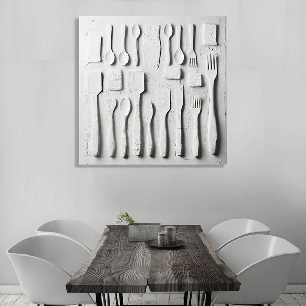 White Plaster Culinary Still