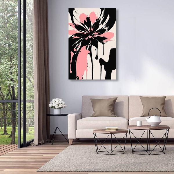 Abstract Pink Flower