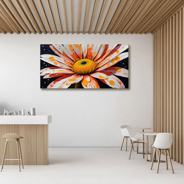 Multicolor Flower in Kusama Style