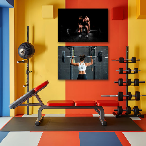 Man in Gym, Extra-large Photography