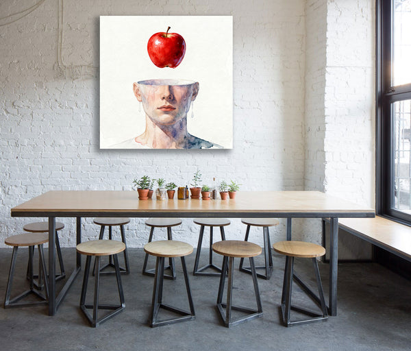 Abstract Composition with Apple