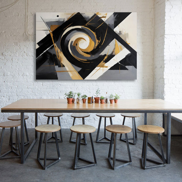 Black & Gold Geometry