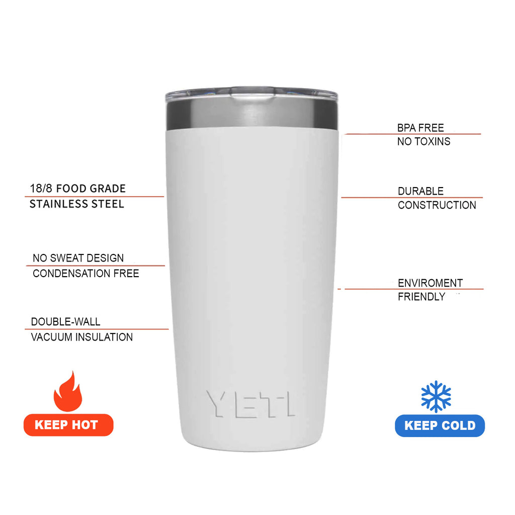 YETI Tumbler in a Gift Box - Bauhaus Style, Personalized