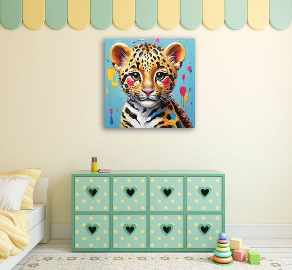 Baby Leopard, Kusama Inspired Art